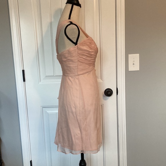 Amsale light pink silk dress - Picture 4 of 13